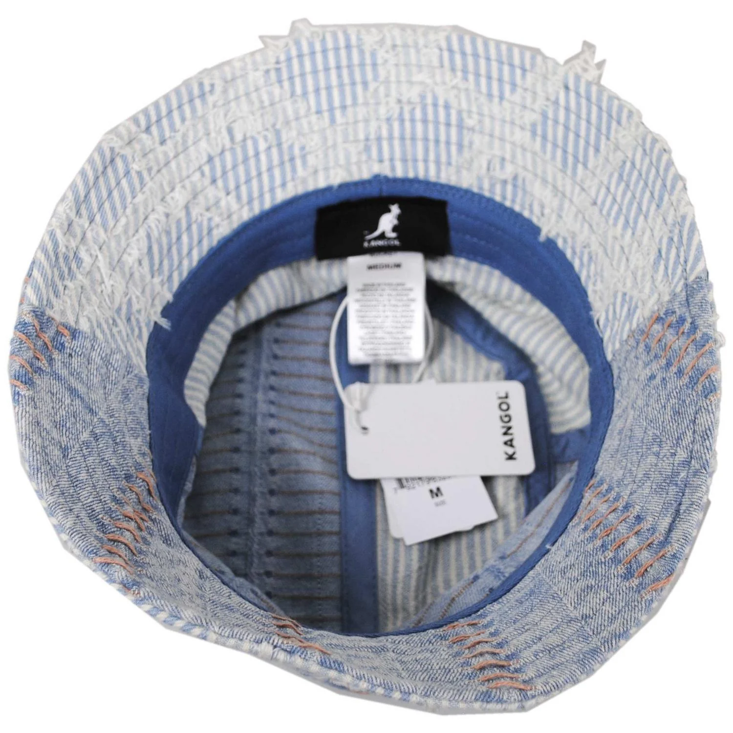 Patchwork Mashup Denim Cotton Bucket Hat - Spring Collection - Image 11