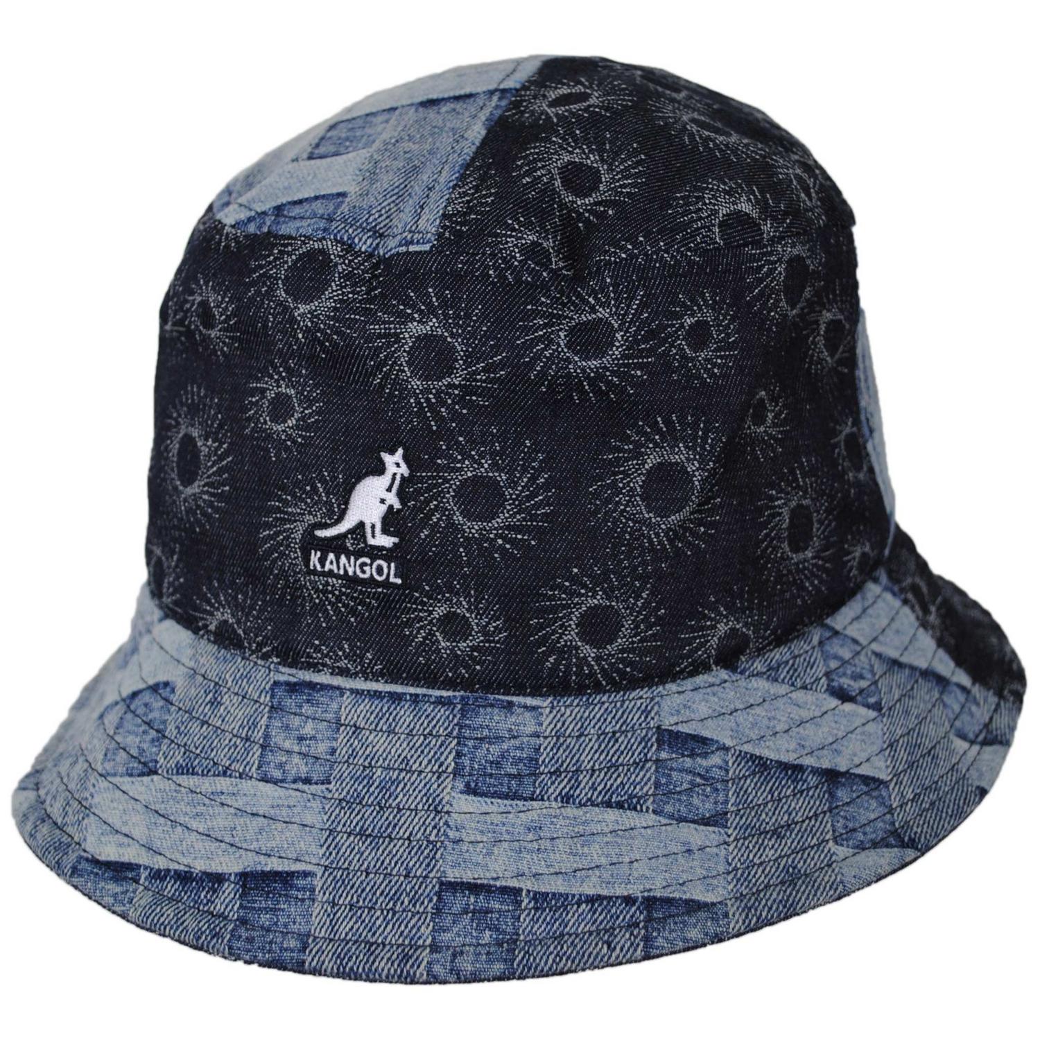 Patchwork Mashup Denim Cotton Bucket Hat - Spring Collection - Image 12