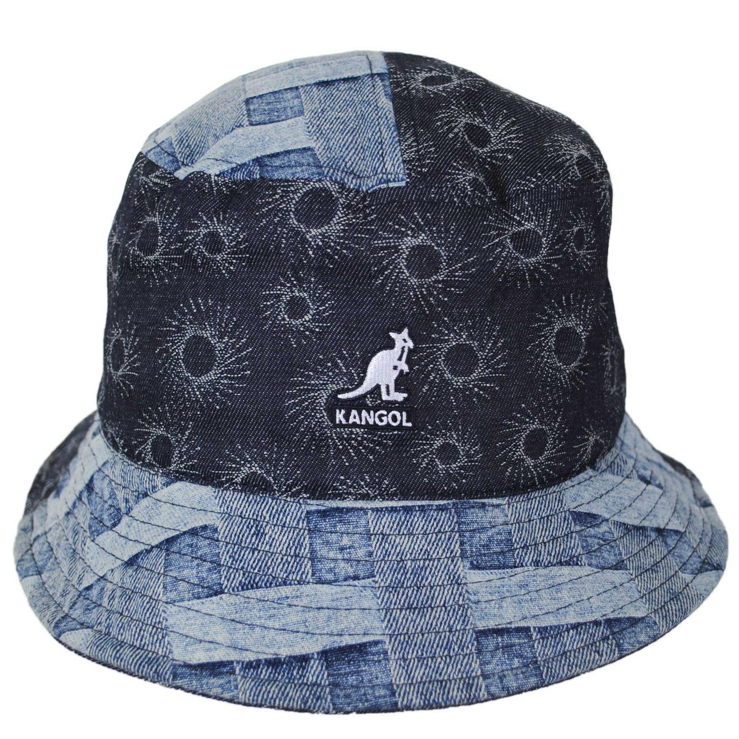Patchwork Mashup Denim Cotton Bucket Hat - Spring Collection - Image 13