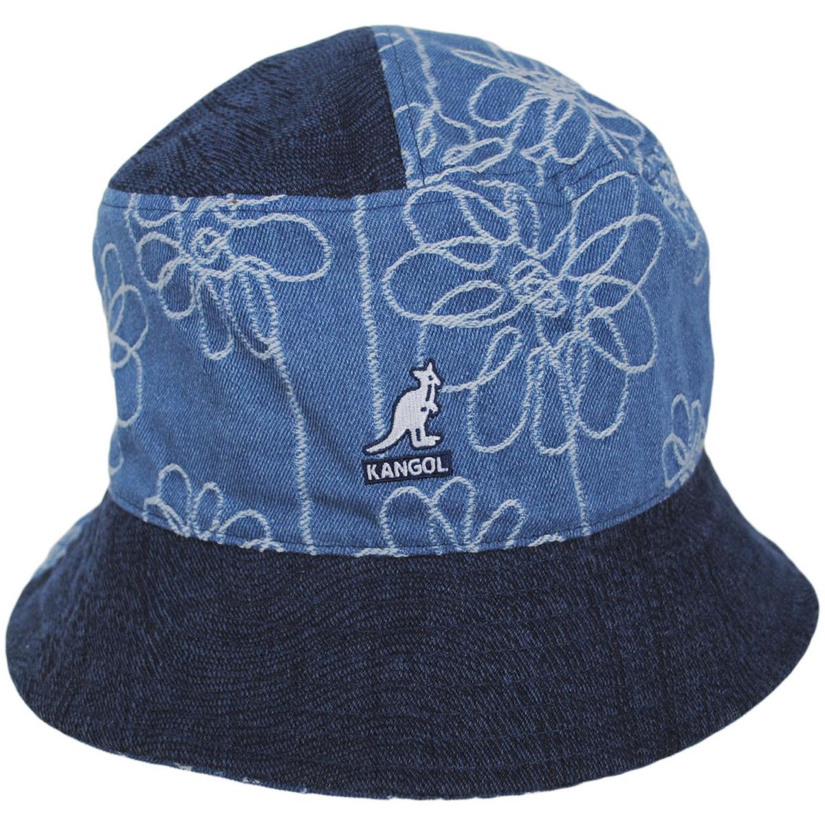 Patchwork Mashup Denim Cotton Bucket Hat - Spring Collection - Image 2
