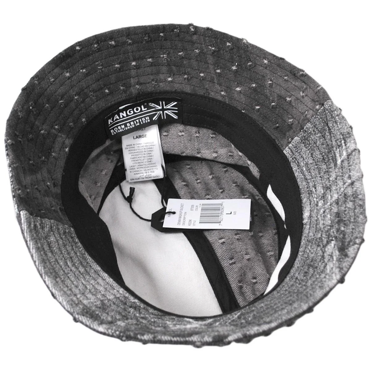 Patchwork Mashup Denim Cotton Bucket Hat - Spring Collection - Image 8