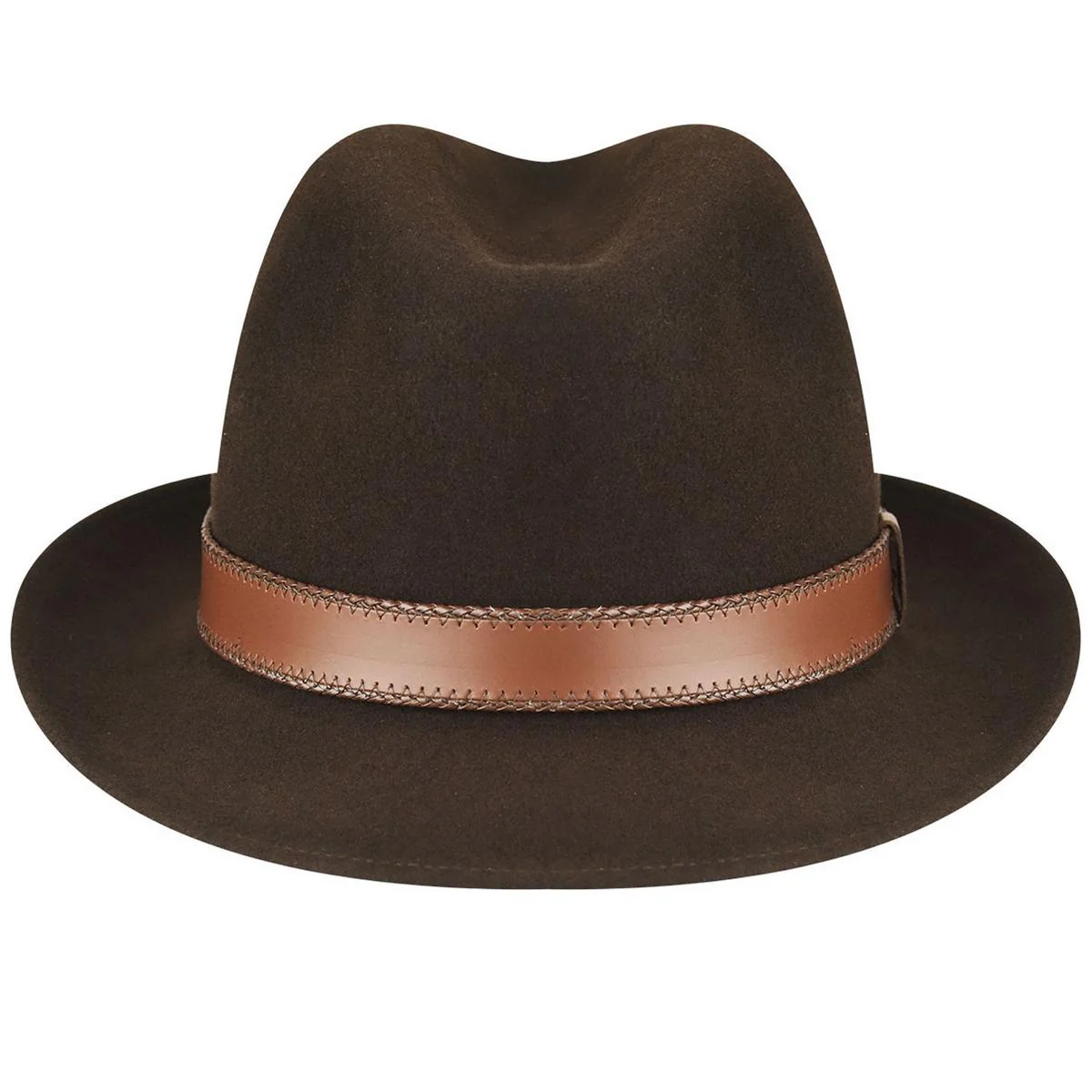 Perry Lanolux Wool Felt Fedora Hat - Image 10