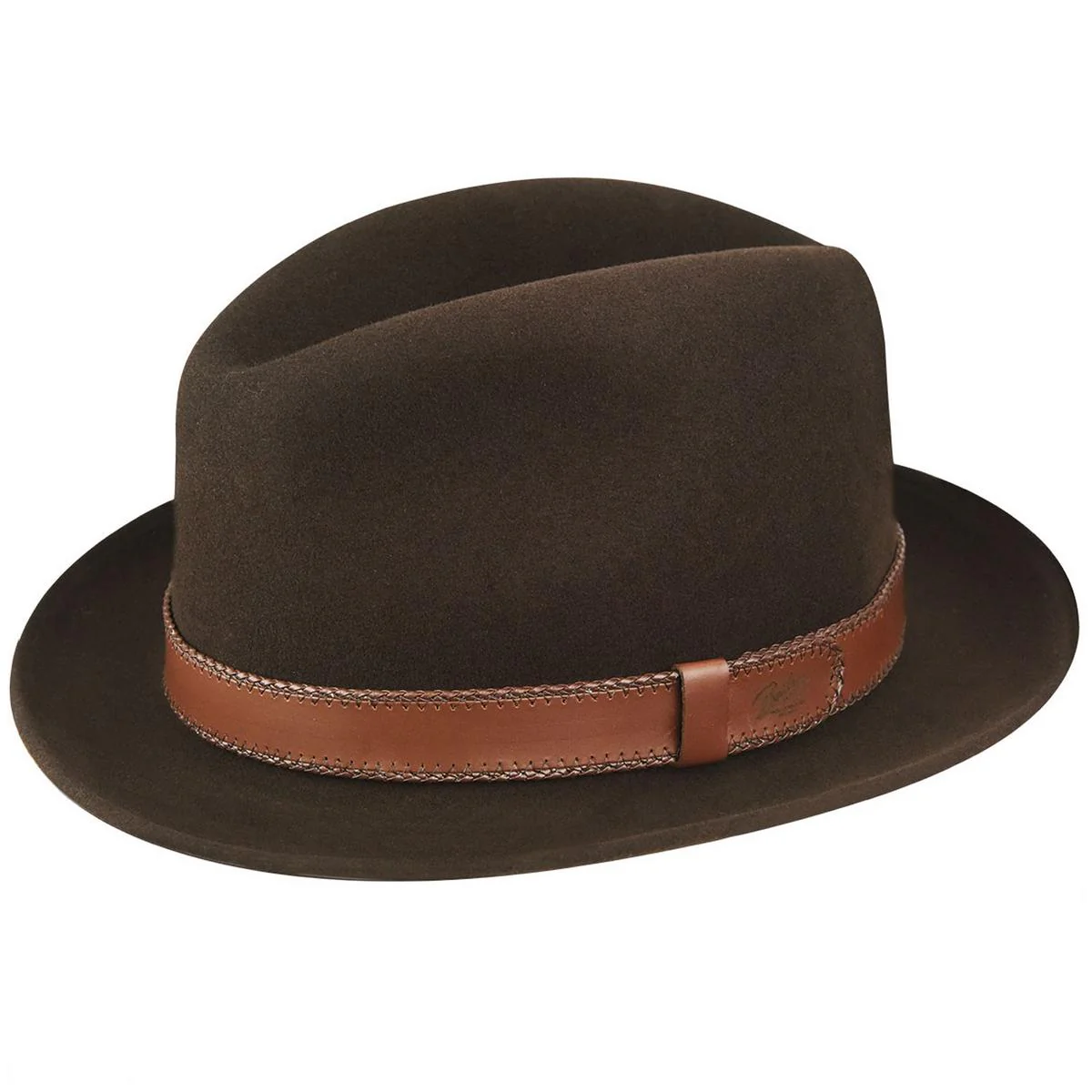 Perry Lanolux Wool Felt Fedora Hat - Image 11