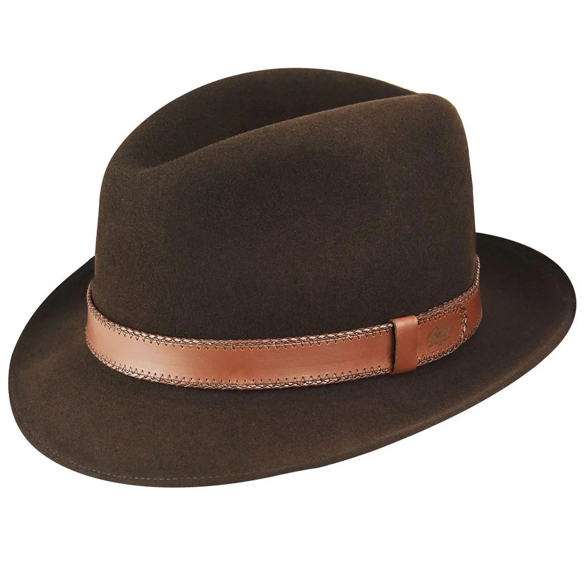 Perry Lanolux Wool Felt Fedora Hat - Image 9