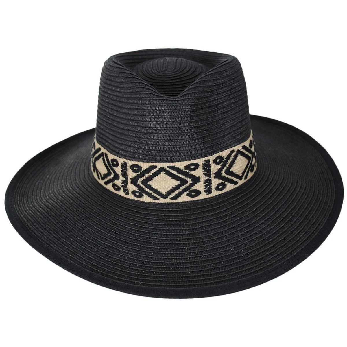 Peyote Toyo Straw Rancher Fedora Hat - Image 2