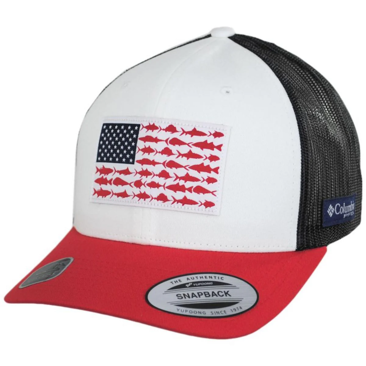 PFG Fish Flag Mesh Snapback Baseball Cap - Image 10