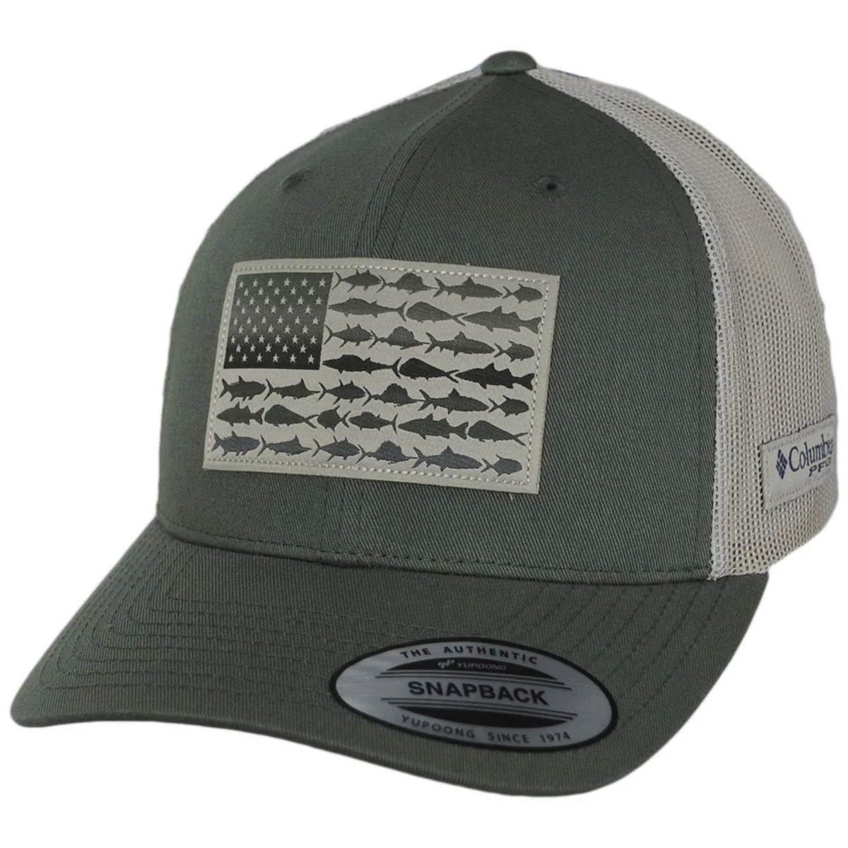 PFG Fish Flag Mesh Snapback Baseball Cap - Image 18