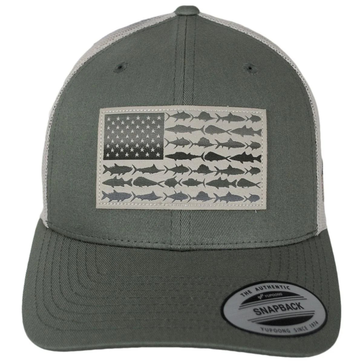 PFG Fish Flag Mesh Snapback Baseball Cap - Image 19