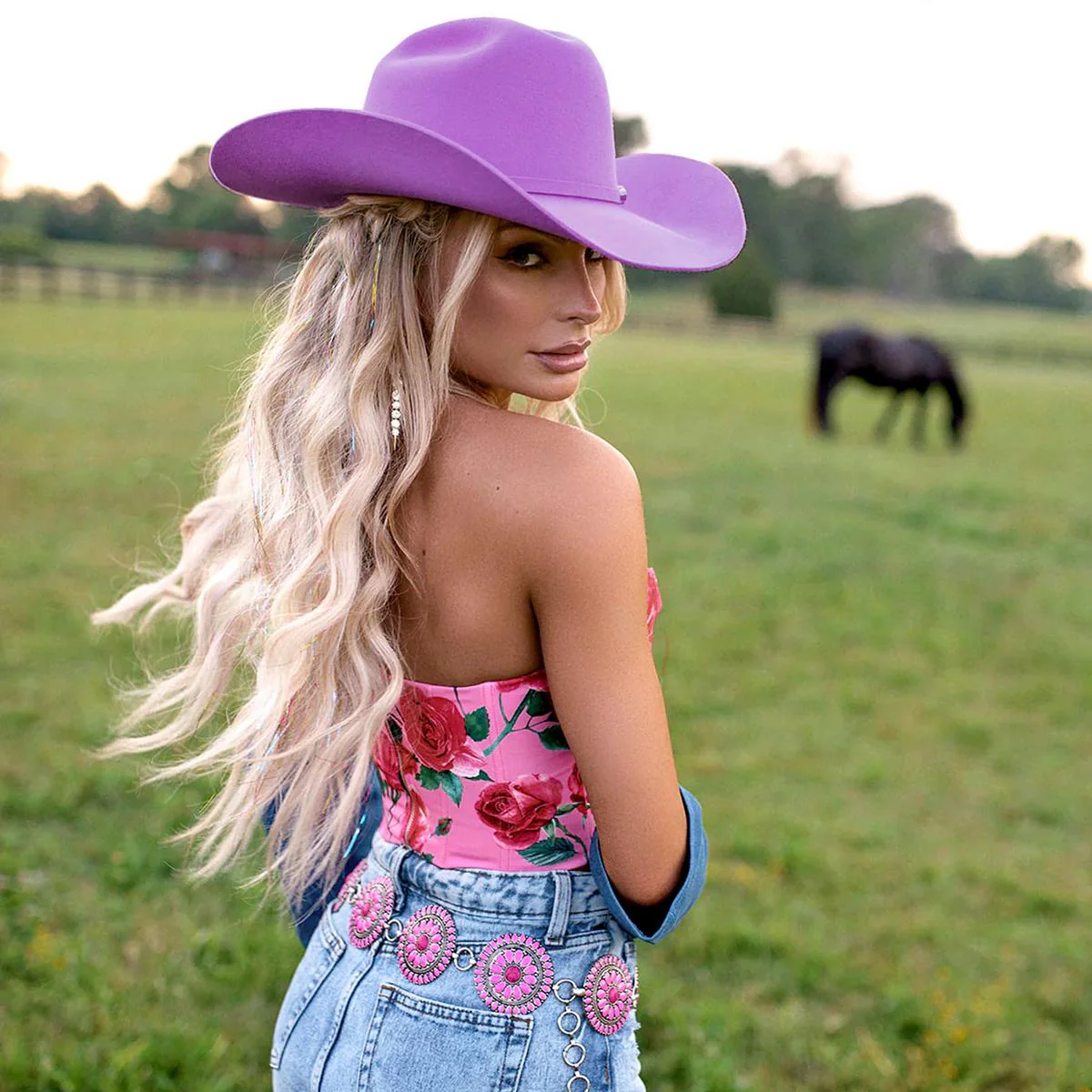 Punchy Wool Felt Western Hat - Image 2