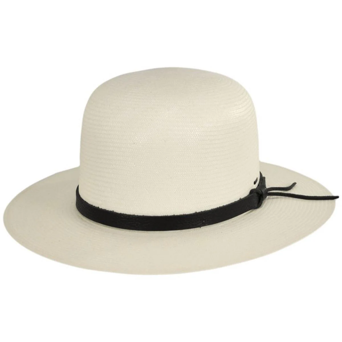 Quil Shantung LiteStraw Open Crown Hat