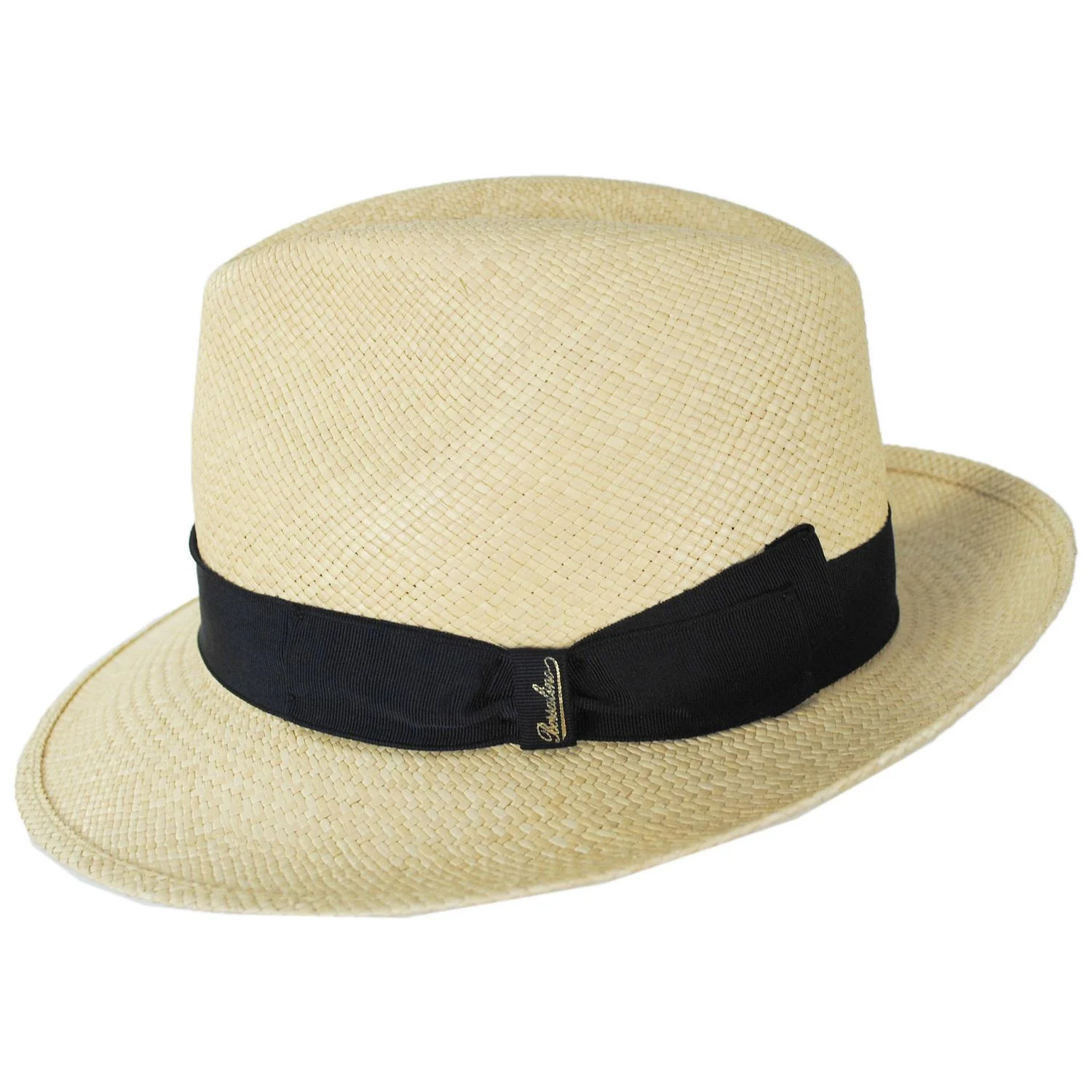 Quito Medio Panama Straw Fedora Hat - Image 3
