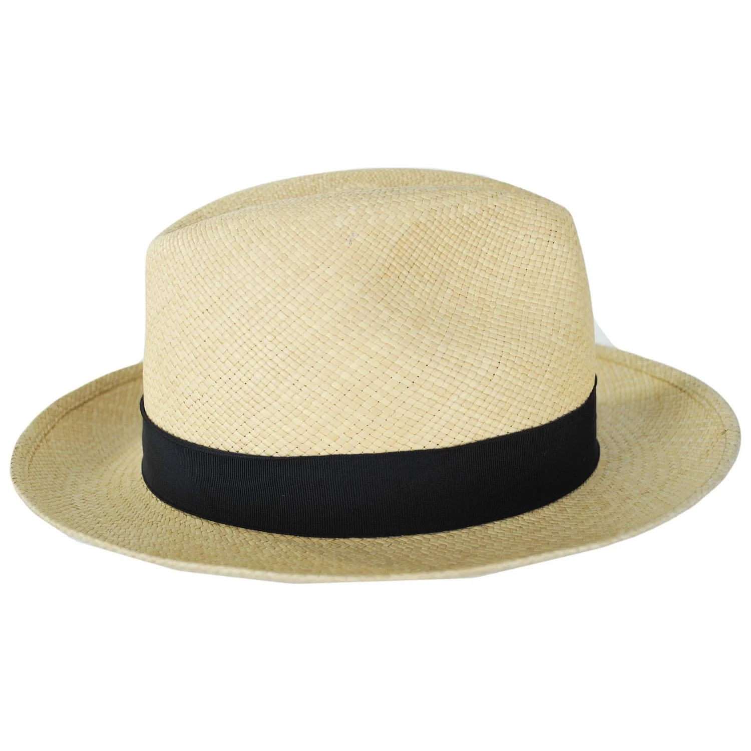 Quito Medio Panama Straw Fedora Hat - Image 4