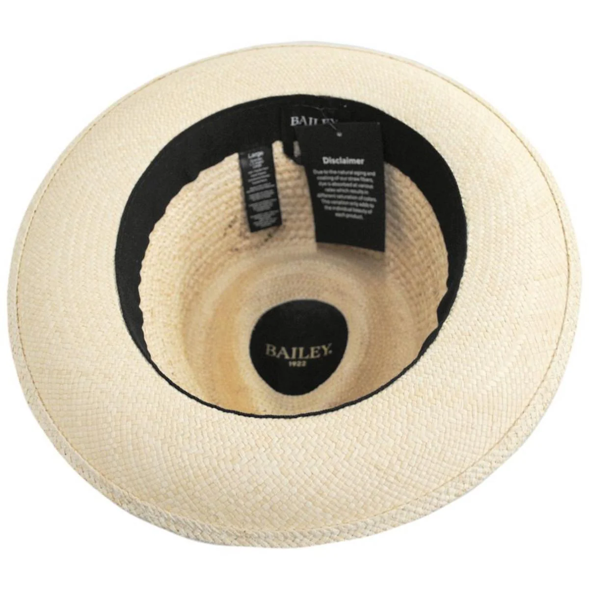 Racer Panama Straw Fedora Hat - Image 4