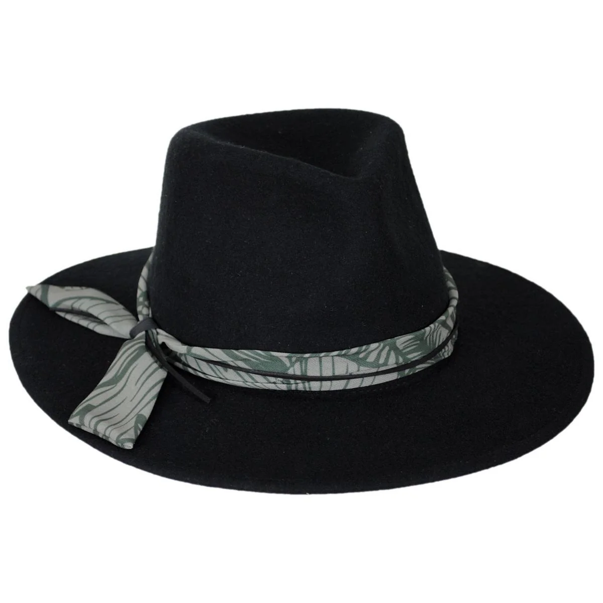 Rain Forest Wool Felt Fedora Hat