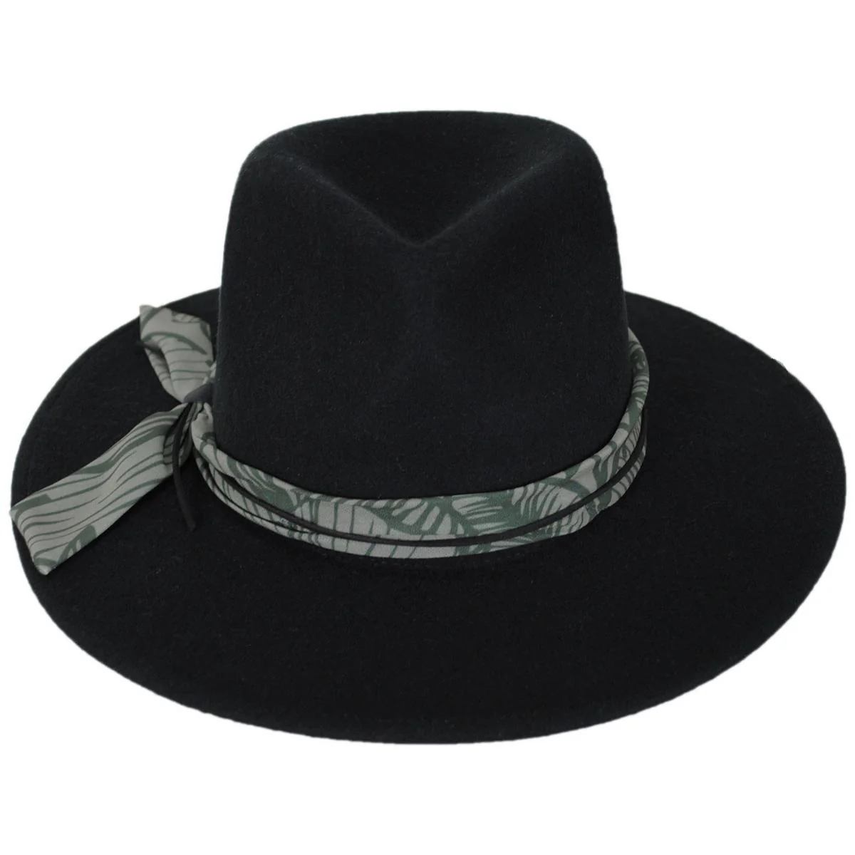 Rain Forest Wool Felt Fedora Hat - Image 2