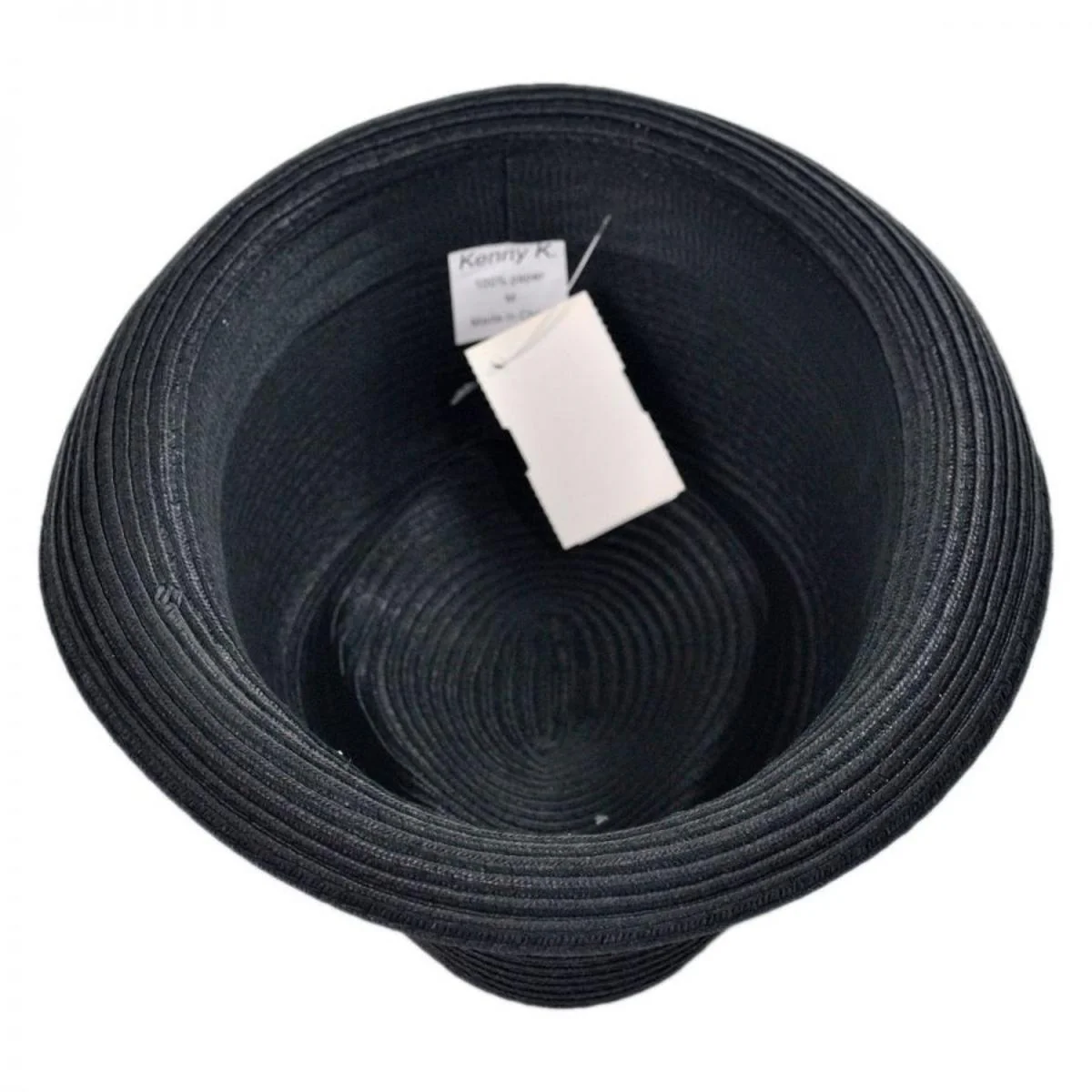 Rasta Toyo Straw Diamond Crown Fedora Hat - Image 4