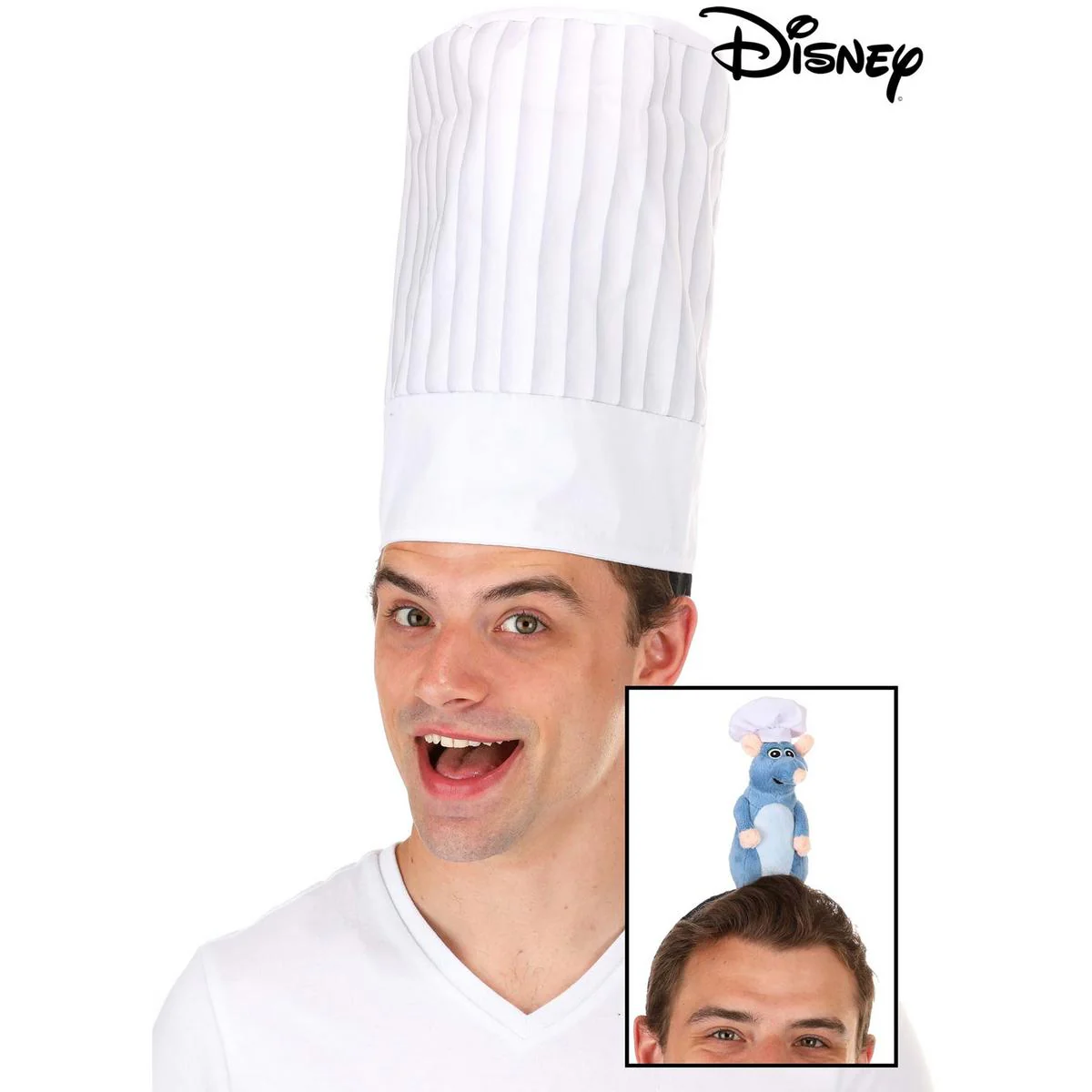 Ratatouille Chef Hat with Hidden Remy - Image 2