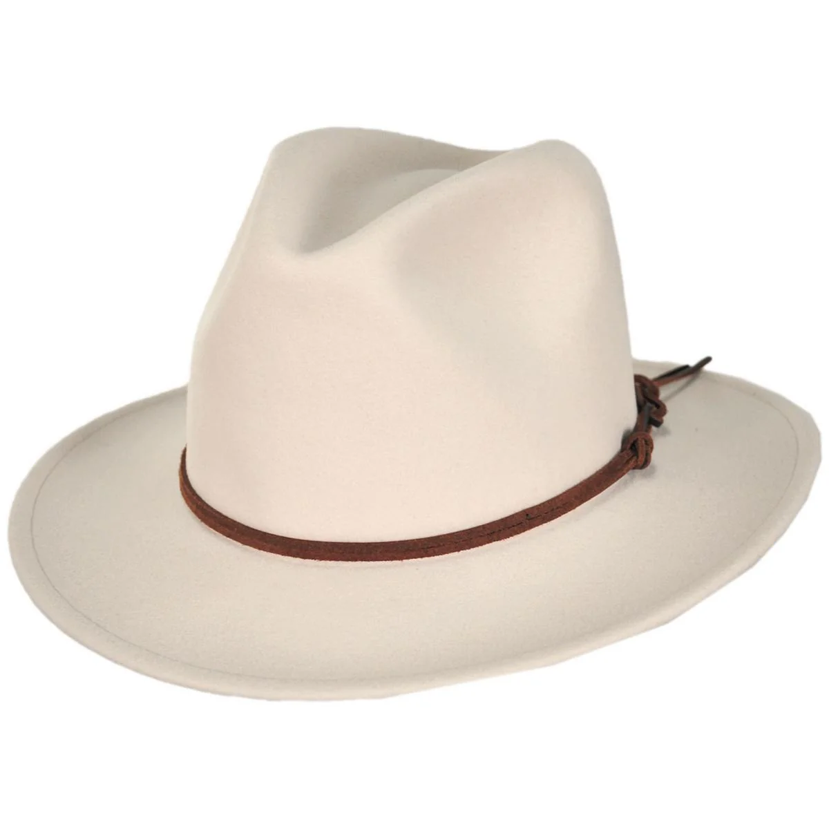 Rattler Crushable Wool LiteFelt Safari Fedora Hat