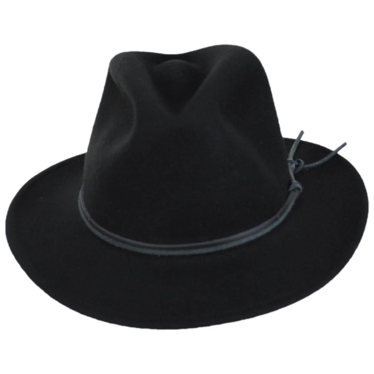 Rattler Crushable Wool LiteFelt Safari Fedora Hat - Image 6
