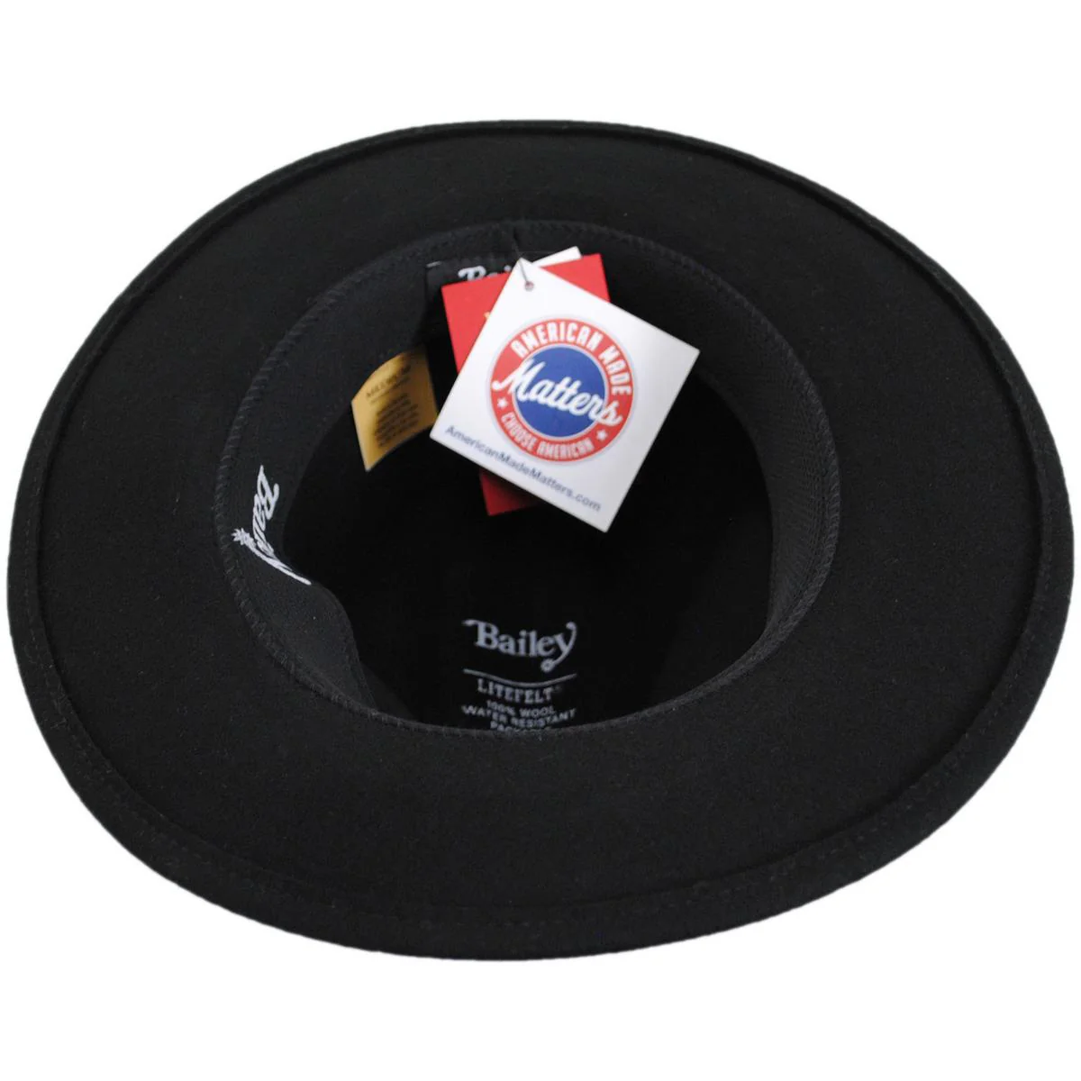 Rattler Crushable Wool LiteFelt Safari Fedora Hat - Image 8
