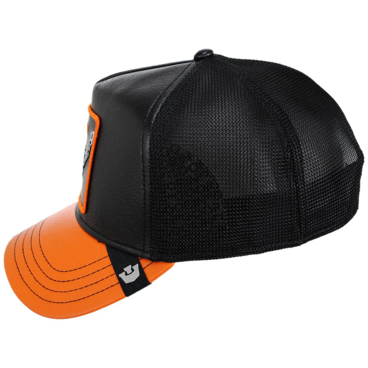 Reefer Pleather Mesh Trucker Snapback Baseball Cap - Image 3