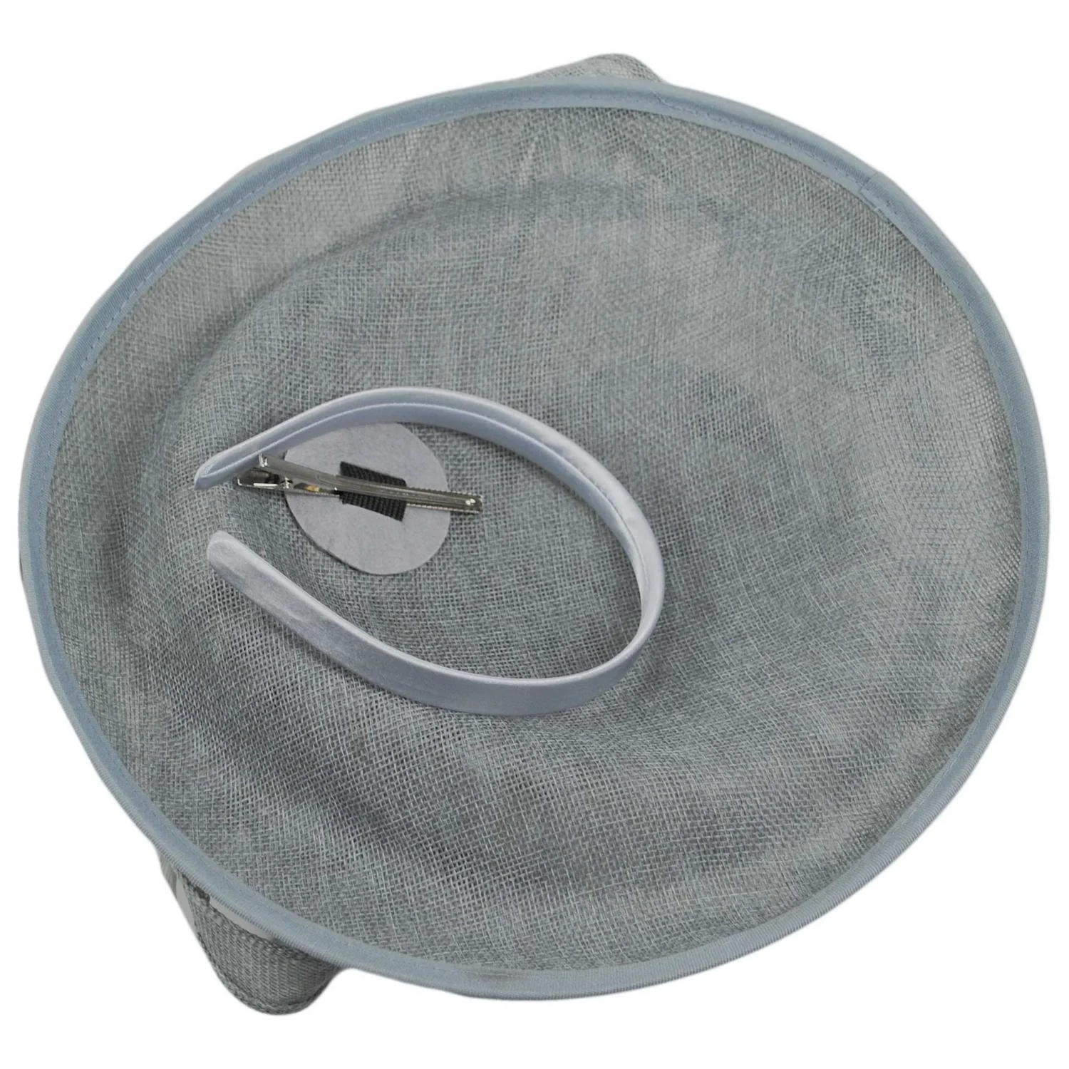 Ribbon & Flax Linen Fabric Fascinator Hat - Image 14