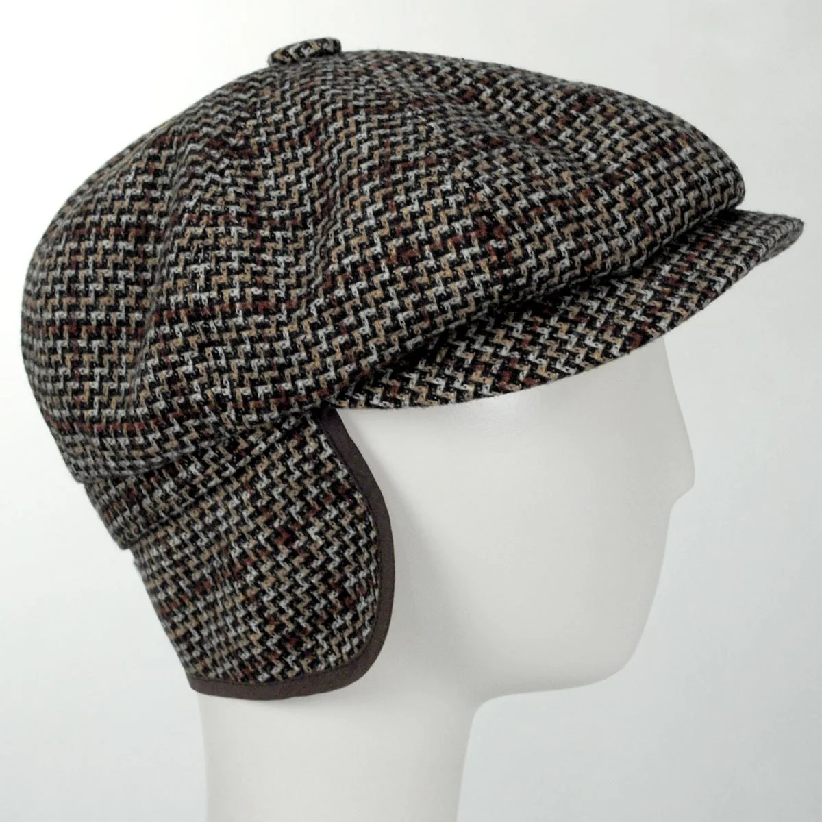 Rishton Wool Blend Earflap Newsboy Cap - Image 4