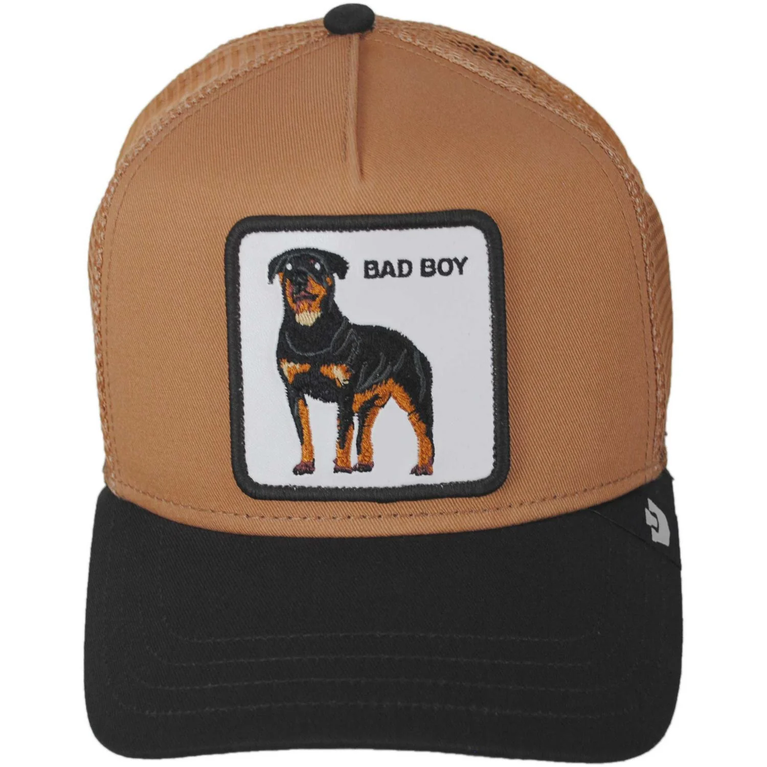 Rottie Mesh Trucker Snapback Baseball Cap - Image 2