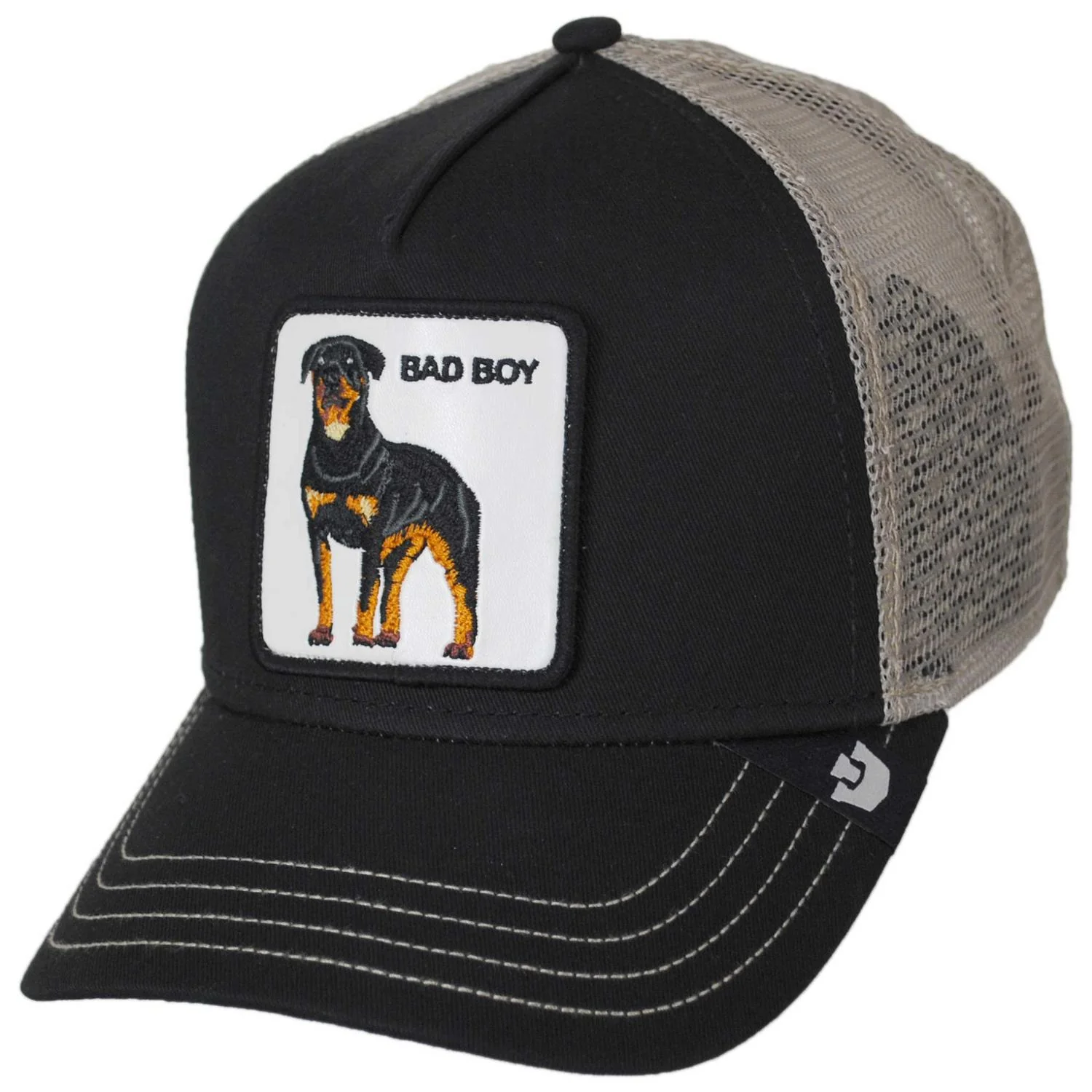Rottie Mesh Trucker Snapback Baseball Cap - Image 5