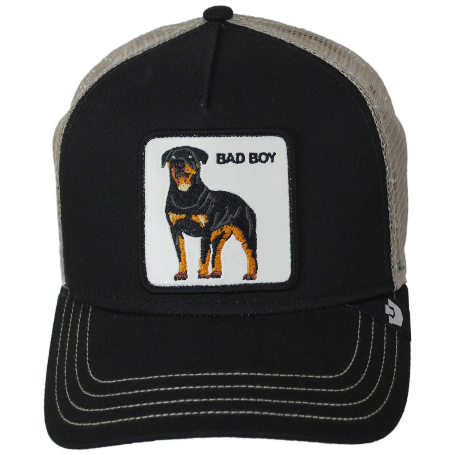 Rottie Mesh Trucker Snapback Baseball Cap - Image 6