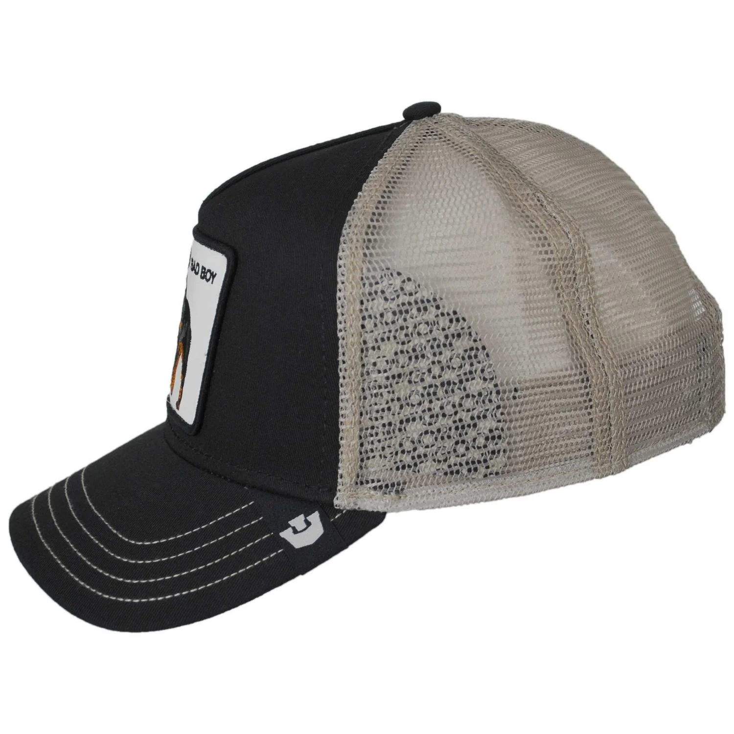 Rottie Mesh Trucker Snapback Baseball Cap - Image 7