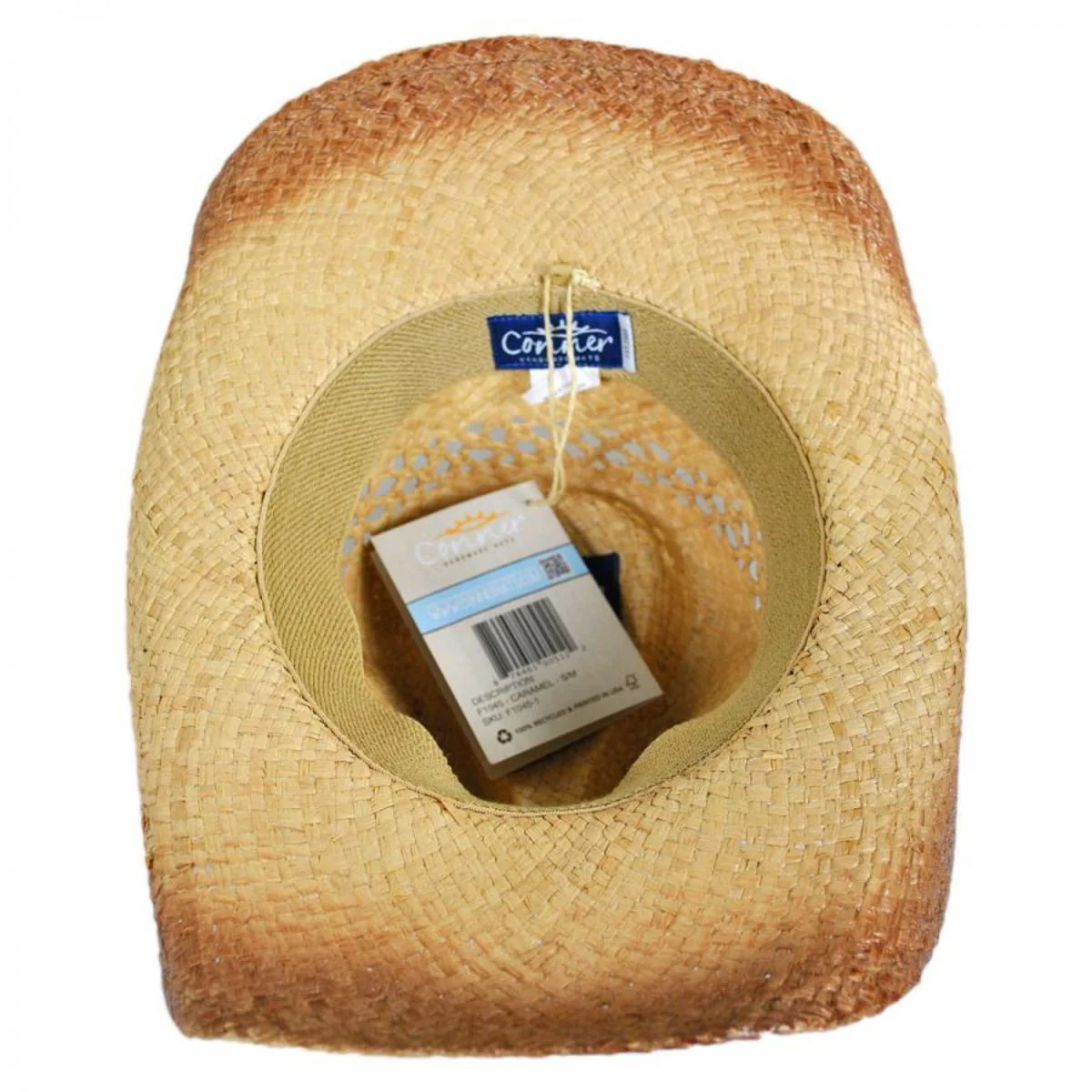 Route 66 Raffia Straw Cowboy Hat - Image 4