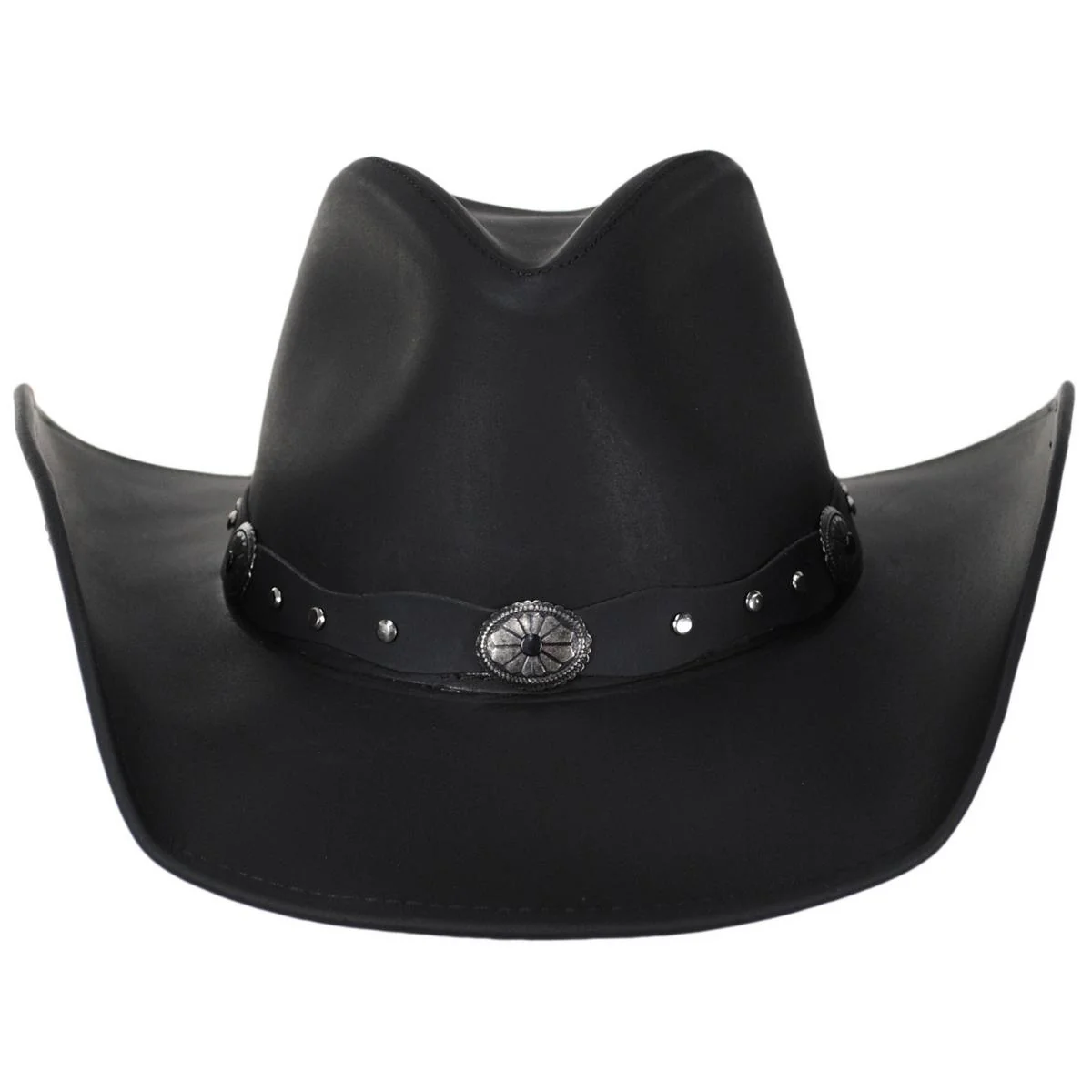 Roxbury Leather Western Hat - Image 2