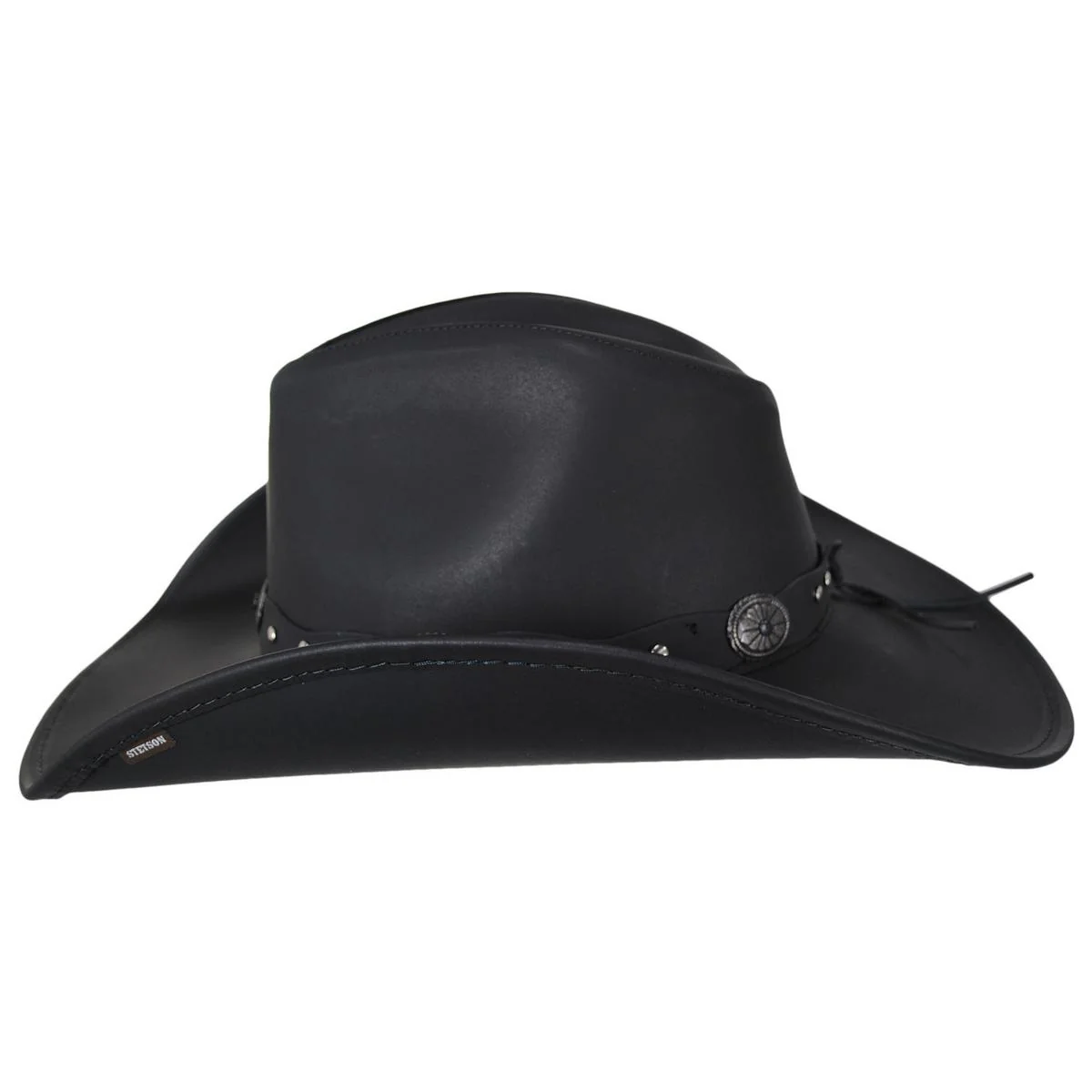 Roxbury Leather Western Hat - Image 3