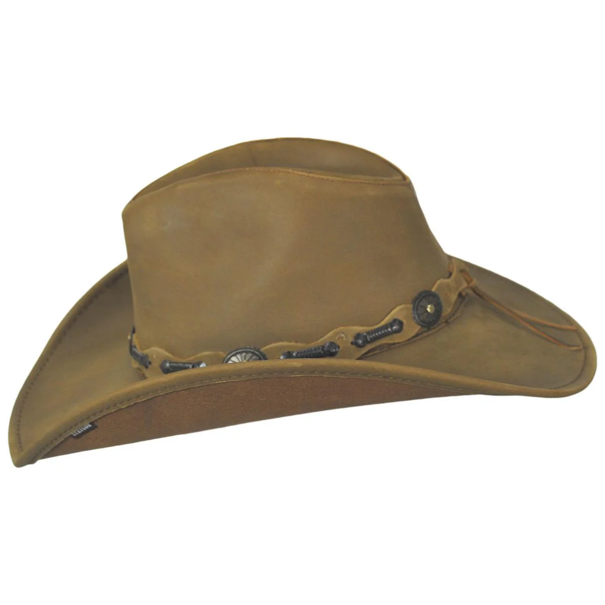 Roxbury Leather Western Hat - Image 7