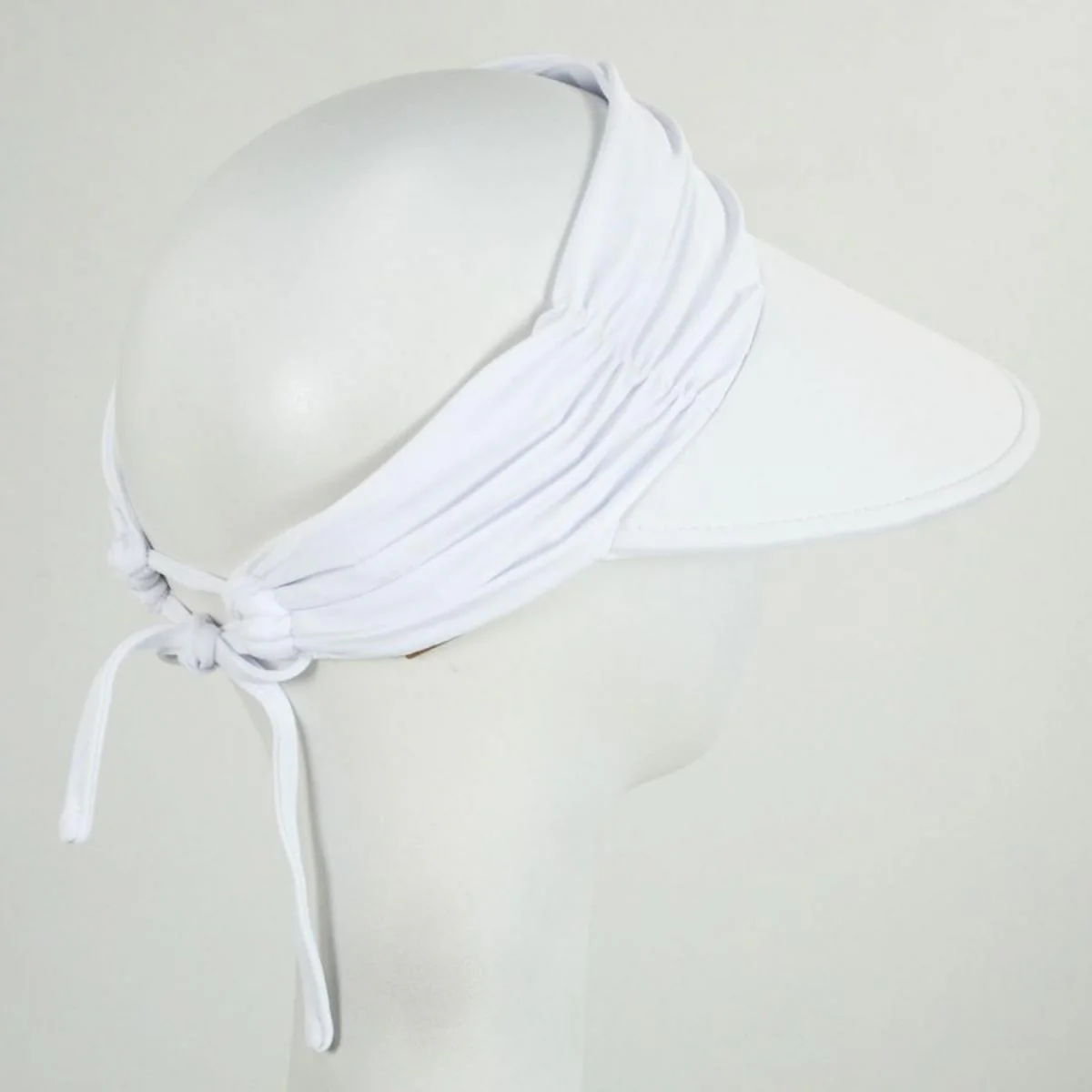 Ruched Crown Swim Visor - Image 6