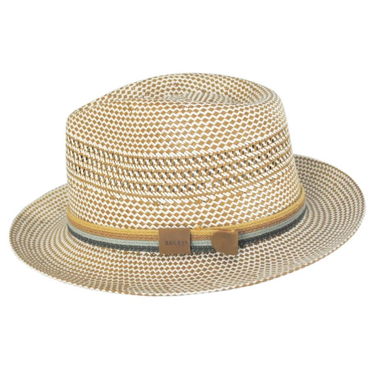 Rudi Shantung LiteStraw Fedora Hat - Image 3