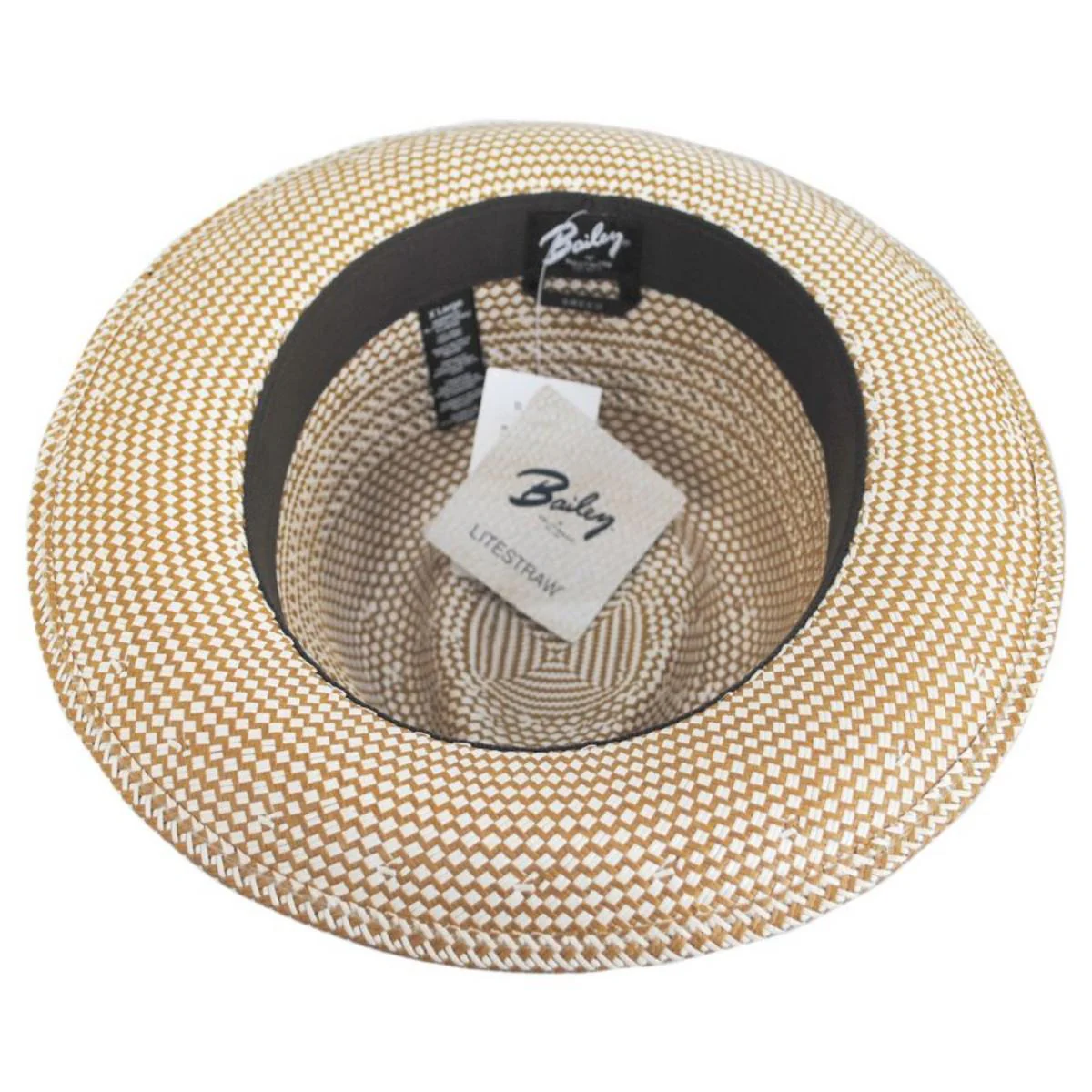 Rudi Shantung LiteStraw Fedora Hat - Image 4
