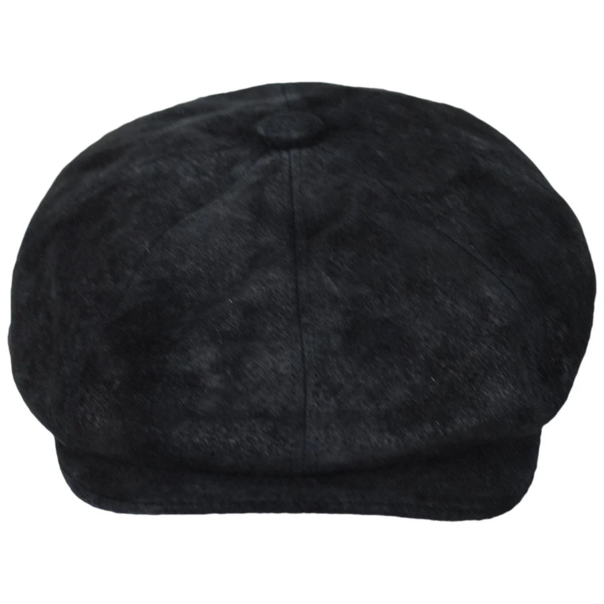 Rustic Leather Newsboy Cap - Image 2
