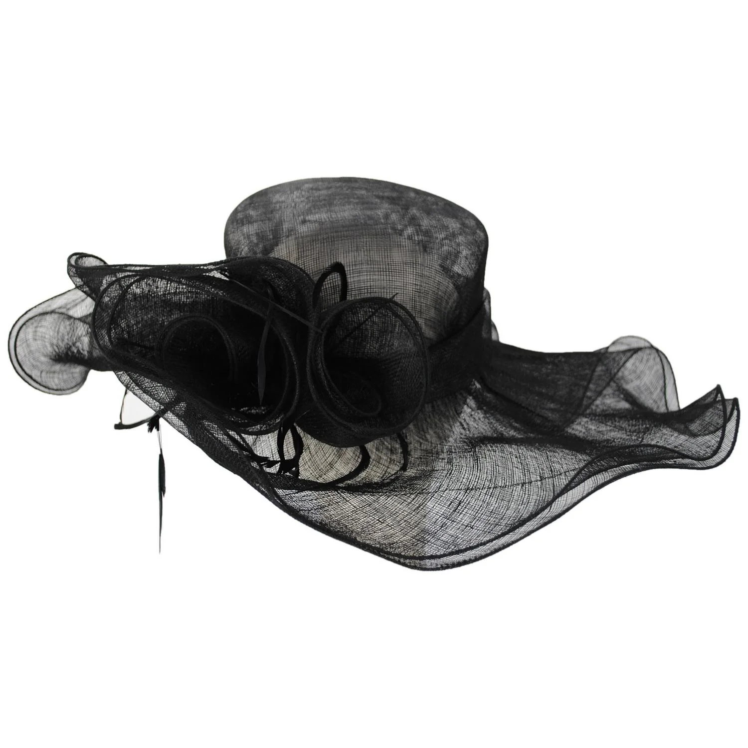Sahara Sinamay Straw Spectator Dress Hat