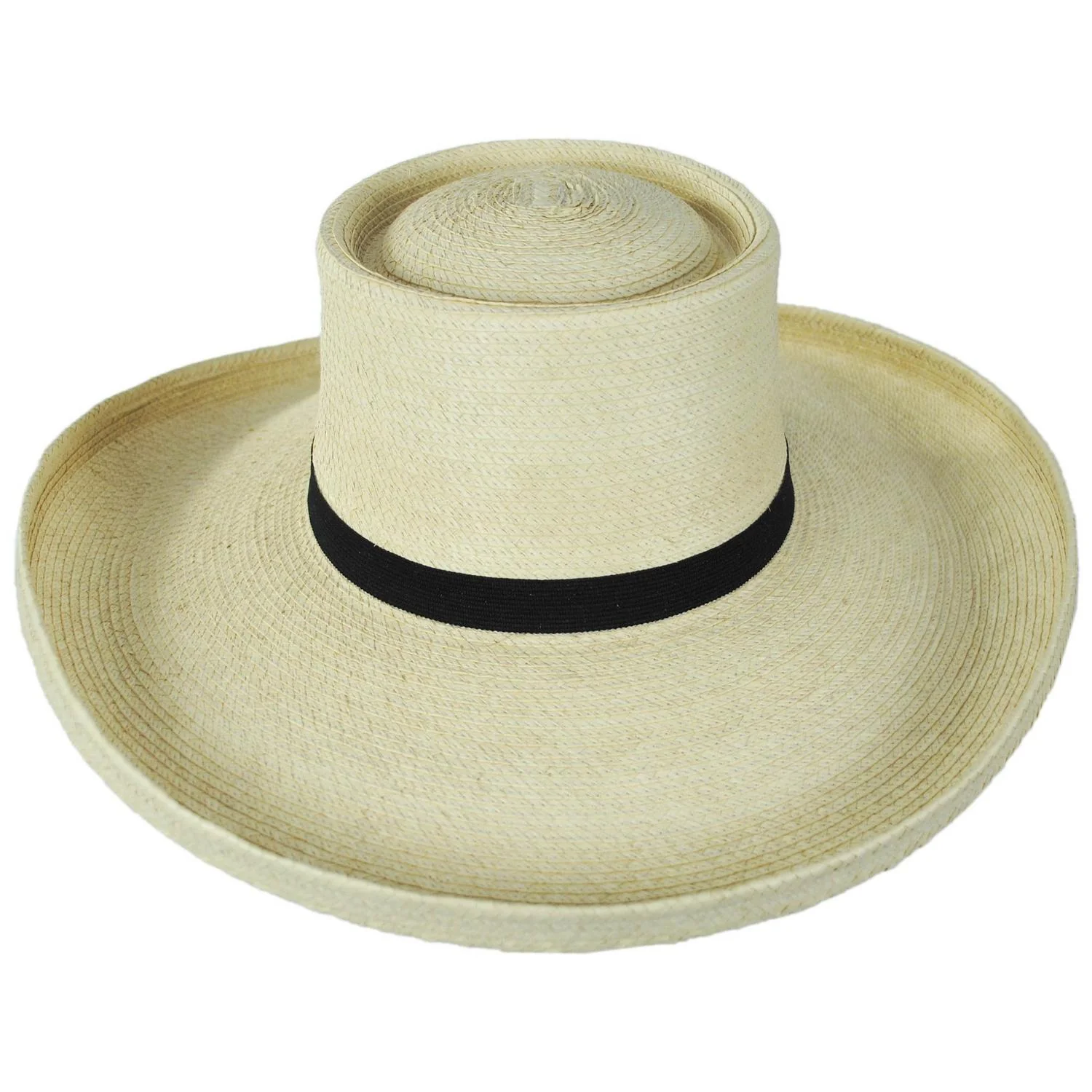 Sam Houston Planter Guatemalan Palm Leaf Straw Hat - Image 3