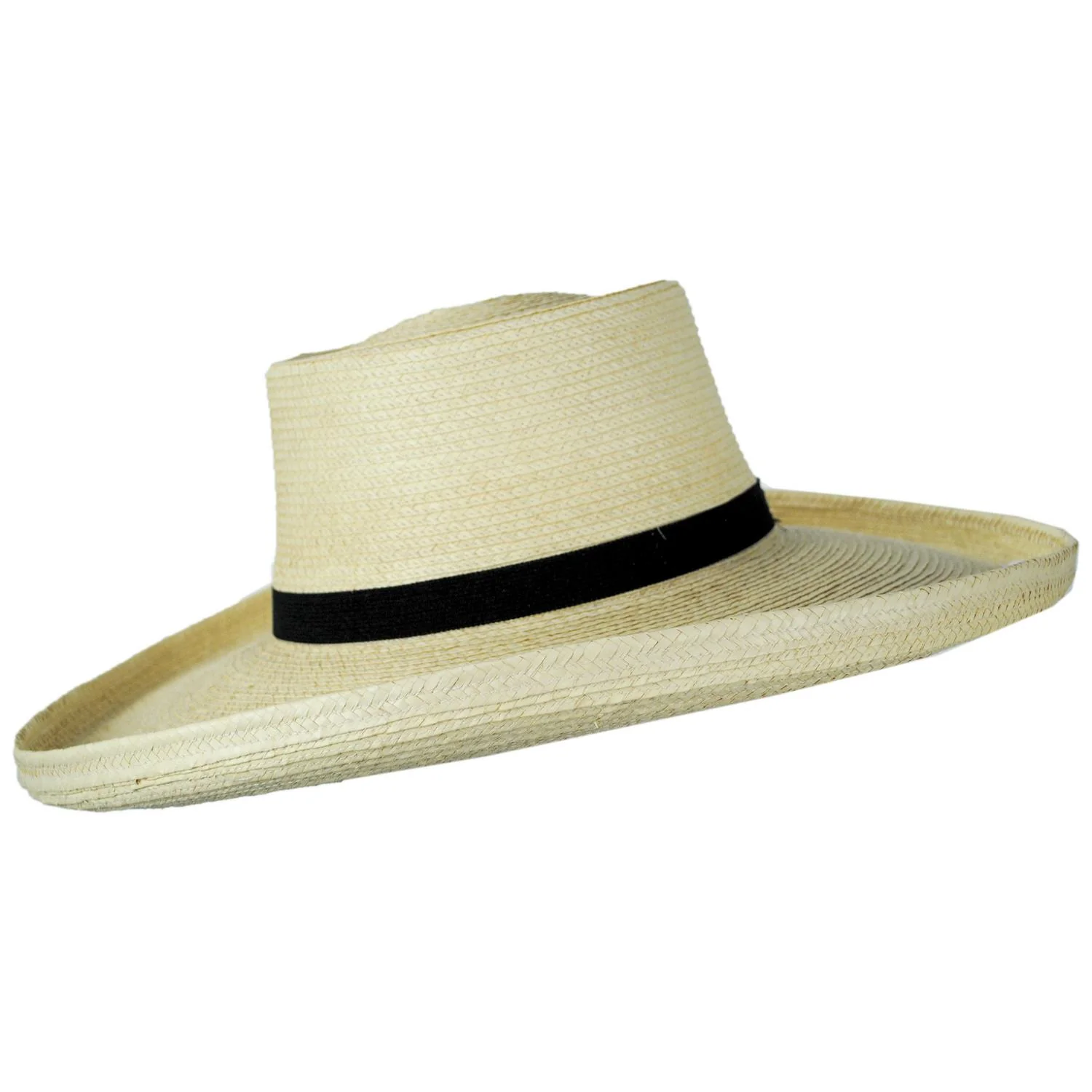 Sam Houston Planter Guatemalan Palm Leaf Straw Hat - Image 4