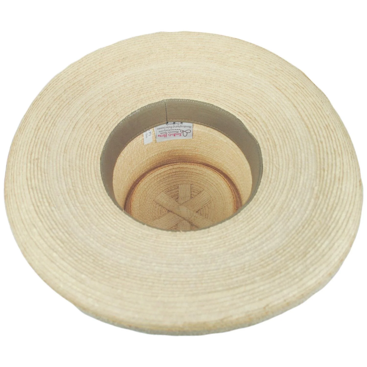 Sam Houston Planter Guatemalan Palm Leaf Straw Hat - Image 5