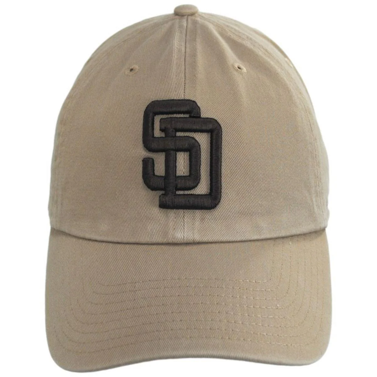 San Diego Padres MLB Clean Up Strapback Baseball Cap Dad Hat - Image 9