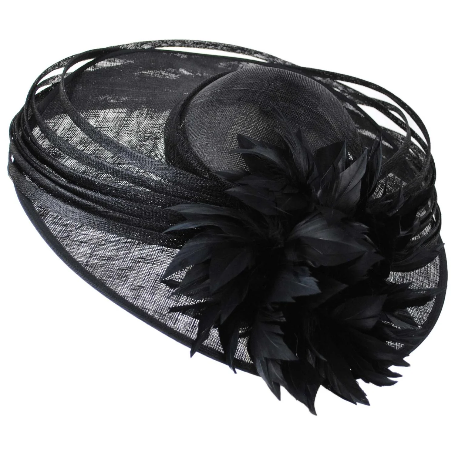 Saturnalia Sinamay Straw Fascinator Hat