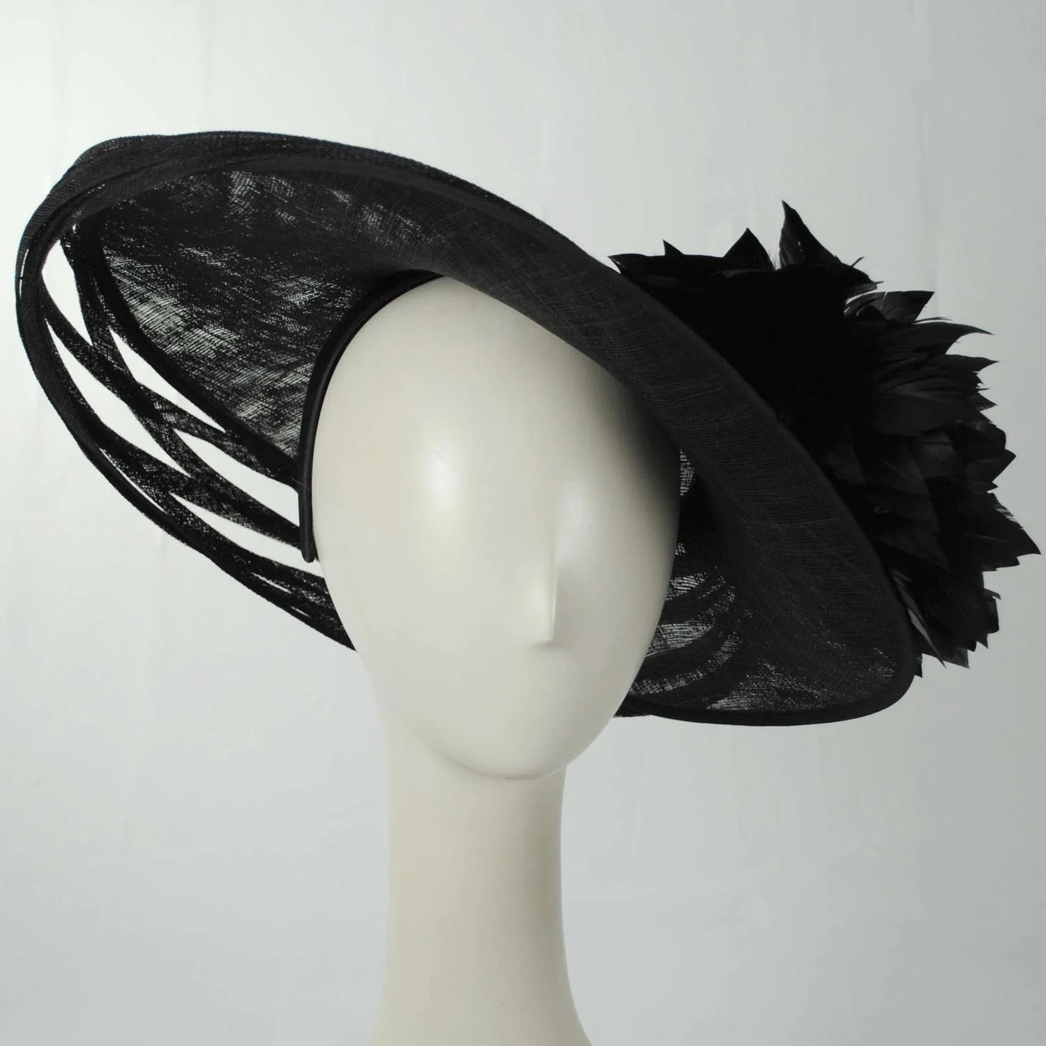 Saturnalia Sinamay Straw Fascinator Hat - Image 2