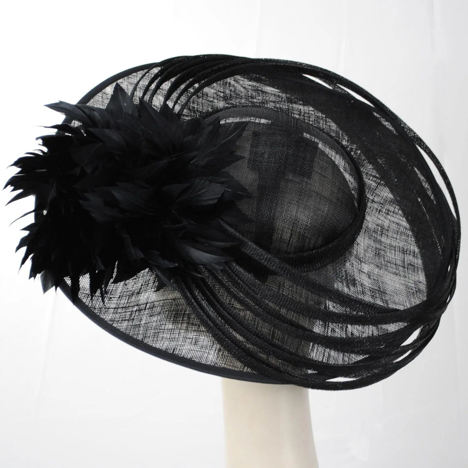 Saturnalia Sinamay Straw Fascinator Hat - Image 4