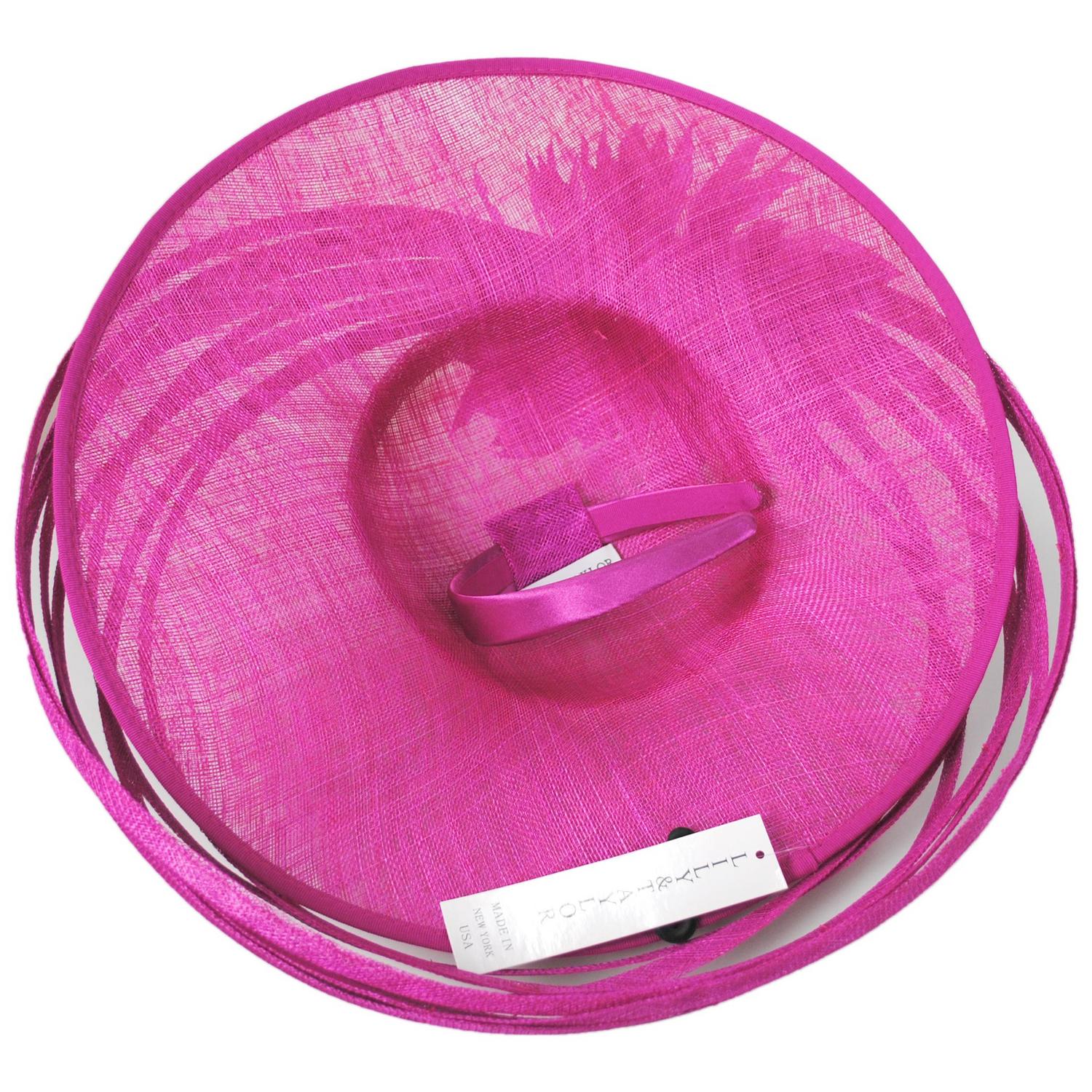 Saturnalia Sinamay Straw Fascinator Hat - Image 9