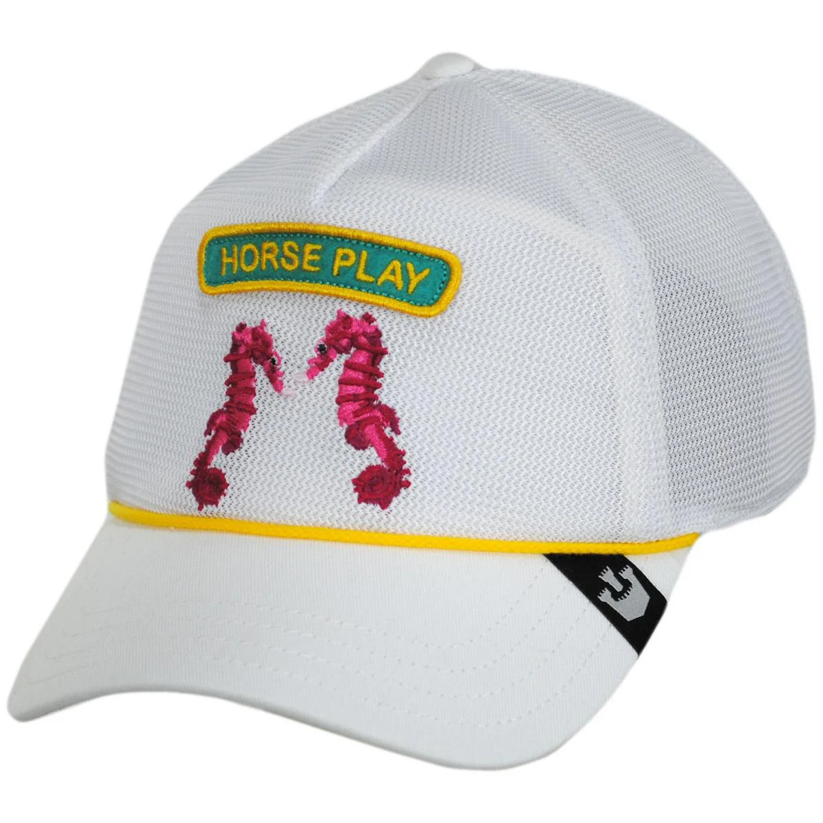 Seahorse Play Mesh Trucker Snapback Baseball Cap