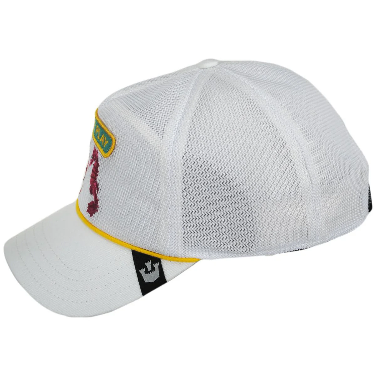 Seahorse Play Mesh Trucker Snapback Baseball Cap - Image 3